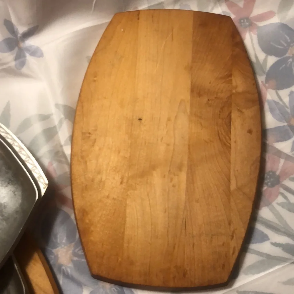 2 Vtg Nordic Ware Gourmet Sizzler Steak Servers Aluminum Platter Hardwood Holder